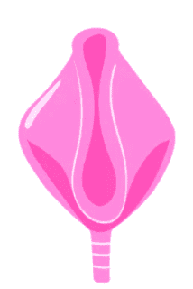 diamond menstrual cup fold