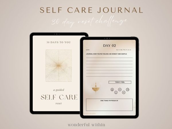 Self Care Digital Journal · 30 Day Challenge