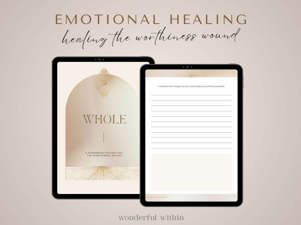 Worthiness Workbook · Self Worth Healing Prompts