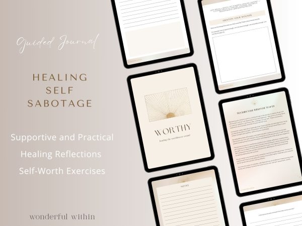 Self-Worth Journal Prompts · Self-Sabotage Healing - Image 2