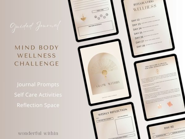 A Mind Body Wellness Journal · 30-Day Guided Self-Care Challenge - Image 2