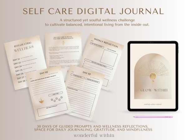 A Mind Body Wellness Journal · 30-Day Guided Self-Care Challenge - Image 4